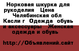 Норковая шкурка для рукоделия › Цена ­ 1 000 - Челябинская обл., Касли г. Одежда, обувь и аксессуары » Женская одежда и обувь   